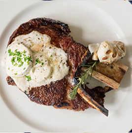 PDC Cowboy Steak with Truffle Butter