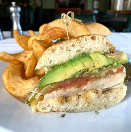 Pacific Dining Car Baja Chicken Sandwich