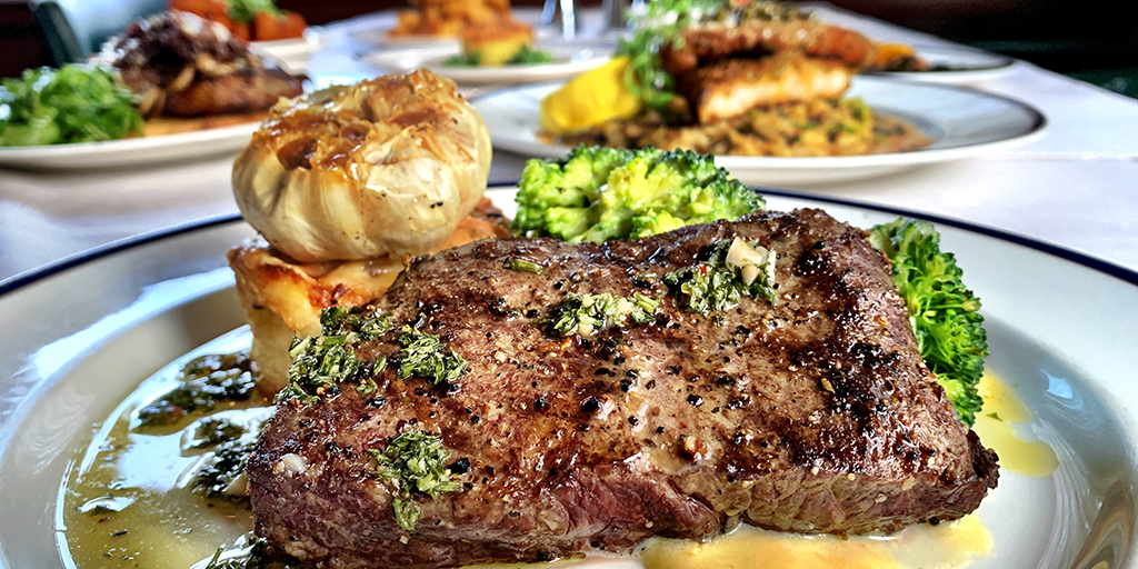 Pacific Dining Car Steak & Sides