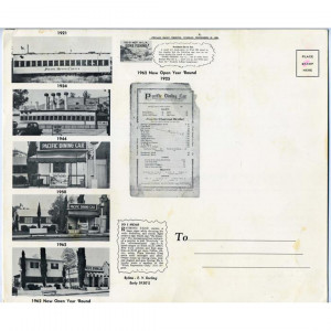 PDC Vintage Timeline Postcard